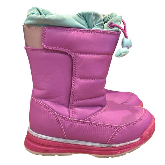 Lands End Purple Insulated Snow Boots Sz 9 - Picture 1 of 8